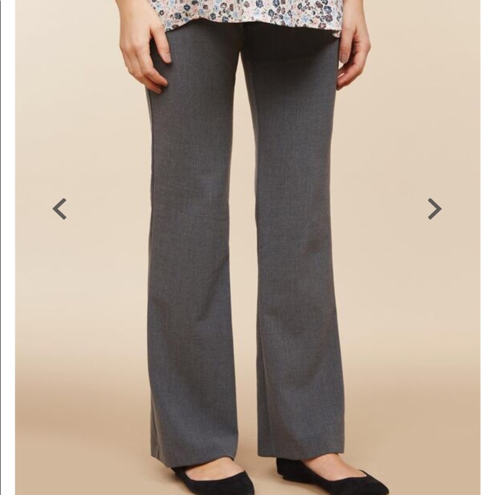 Zelie Petite Bi-Stretch Flare Leg Maternity Pant